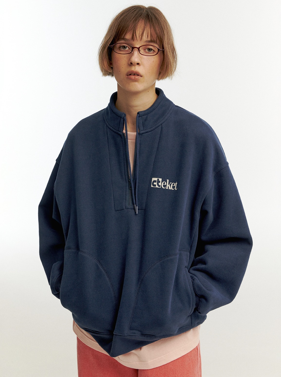 スウェット・トレーナー teket TEK Half Zip-Up Sweatshirt 5FT1437 teket TEK Half Zip-Up Sweatshirt 5FT1437 (teket/スウェット