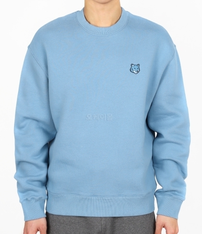 MAISON KITSUNE｜SWEATSHIRTS (BOLD FOX HEAD PATCH COMFORT