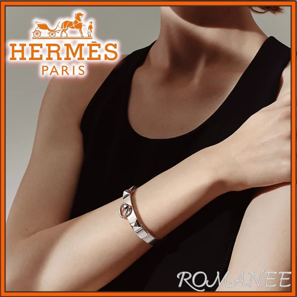 シンプルかつ上品に♪【HERMES】ブレスレットコリエ・ド・シアン