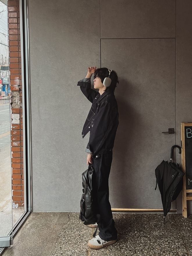 【2plan】Carlos carpender raw denim pants