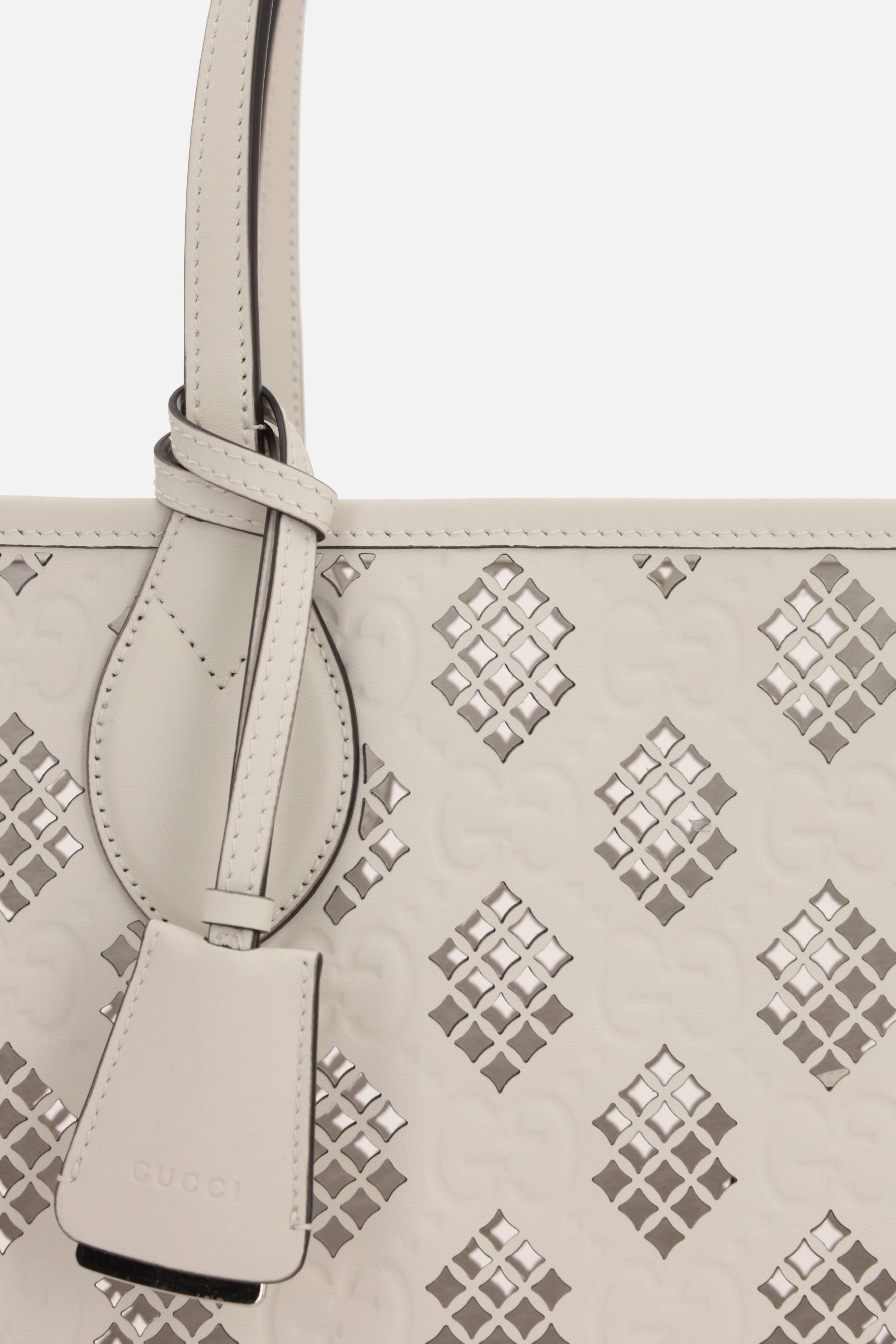 トートバッグ GUCCI LASER-CUT GG LEATHER TOTE BAG Gucci Laser Cut Gg Leather Tote Bag Black | Tote