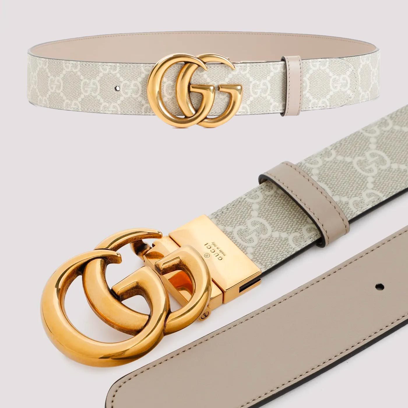 【GUCCI】GG マーモント レザー ベルト 送料関税込 モノグラム
