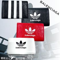 BALENCIAGA Adidas バレンシアガ 三つ折りミニウォレット 721893