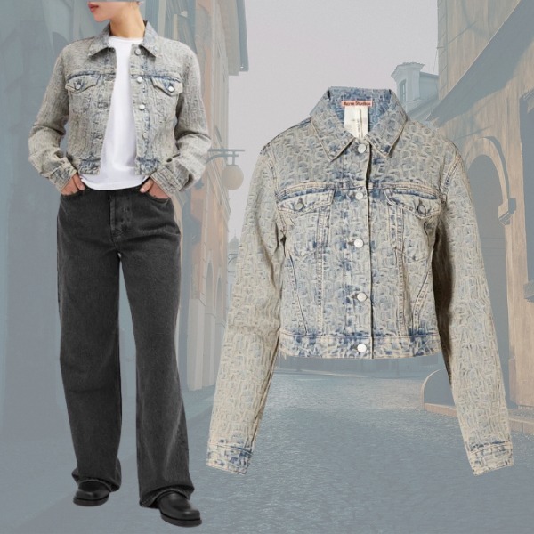 【Acne Studios】デニム ロゴ ジャケット