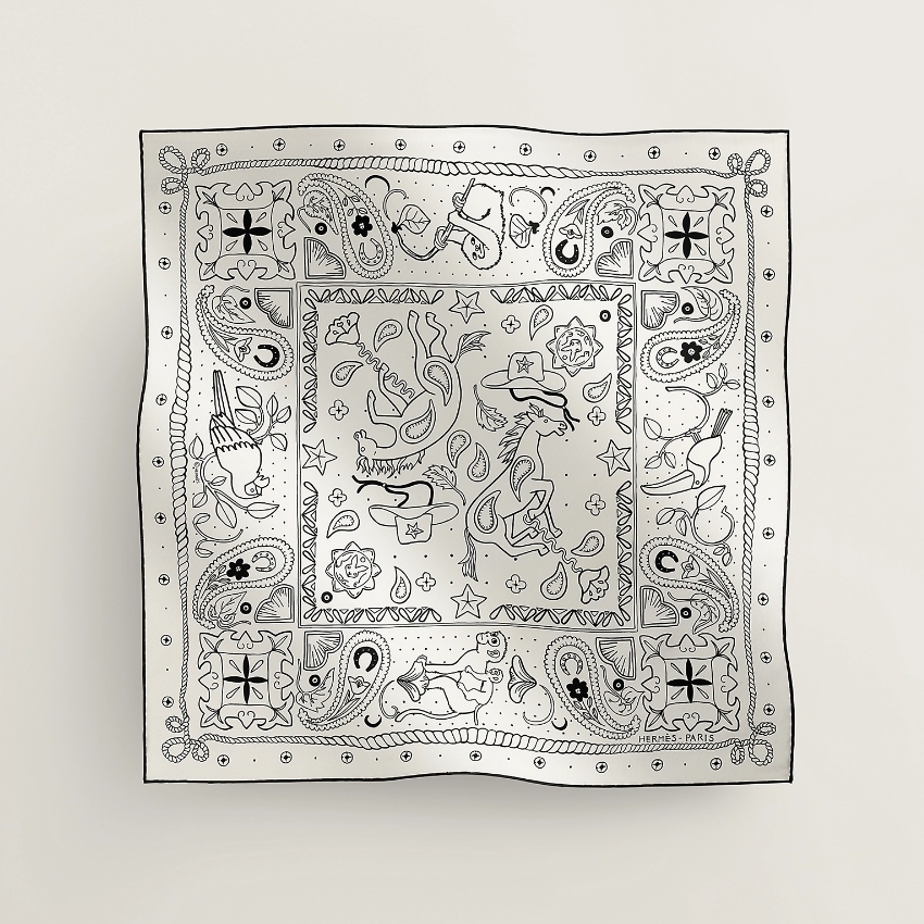 【売切必至】★HERMES★ Animaux バンダナ55