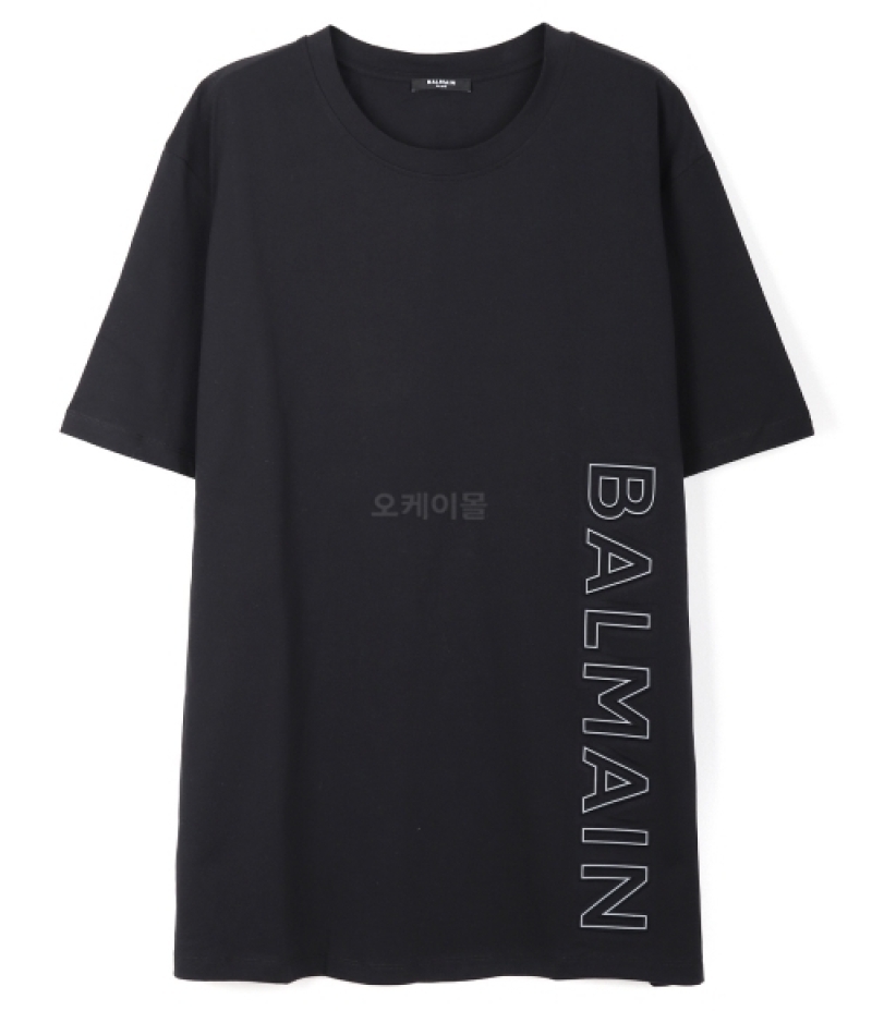 BALMAIN｜SHORT-SLEEVED ROUND NECK T-SHIRTS (CH1EG010BC22