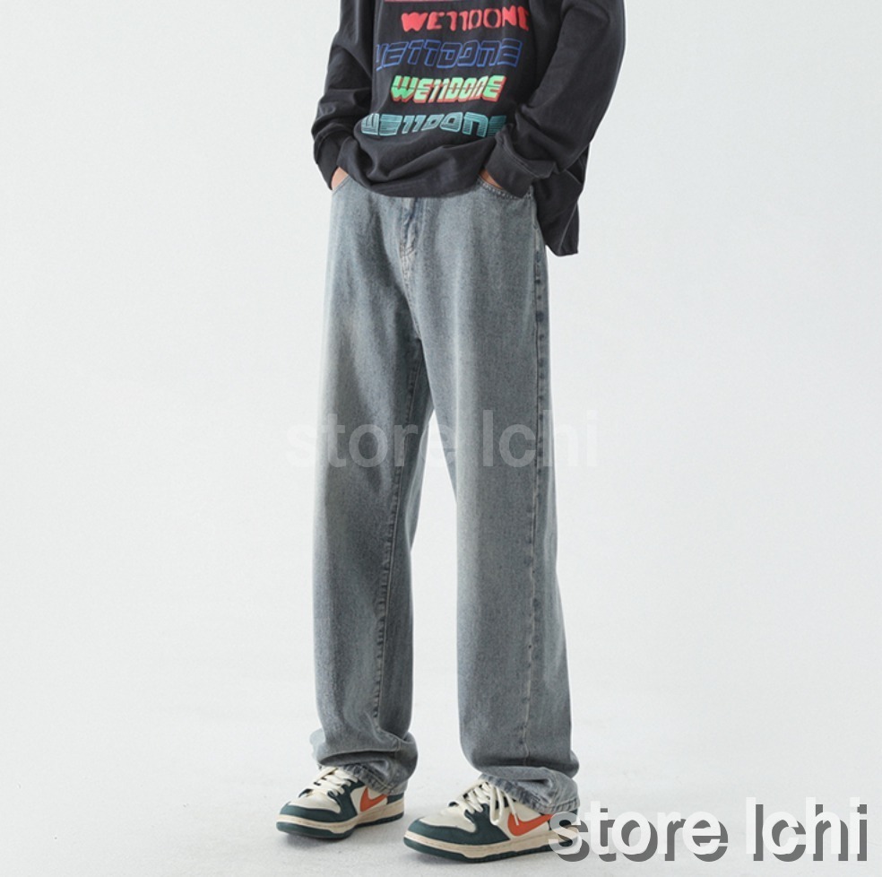 メンズ デニムパンツ 色落ち加工 ウォッシュ加工 S00179