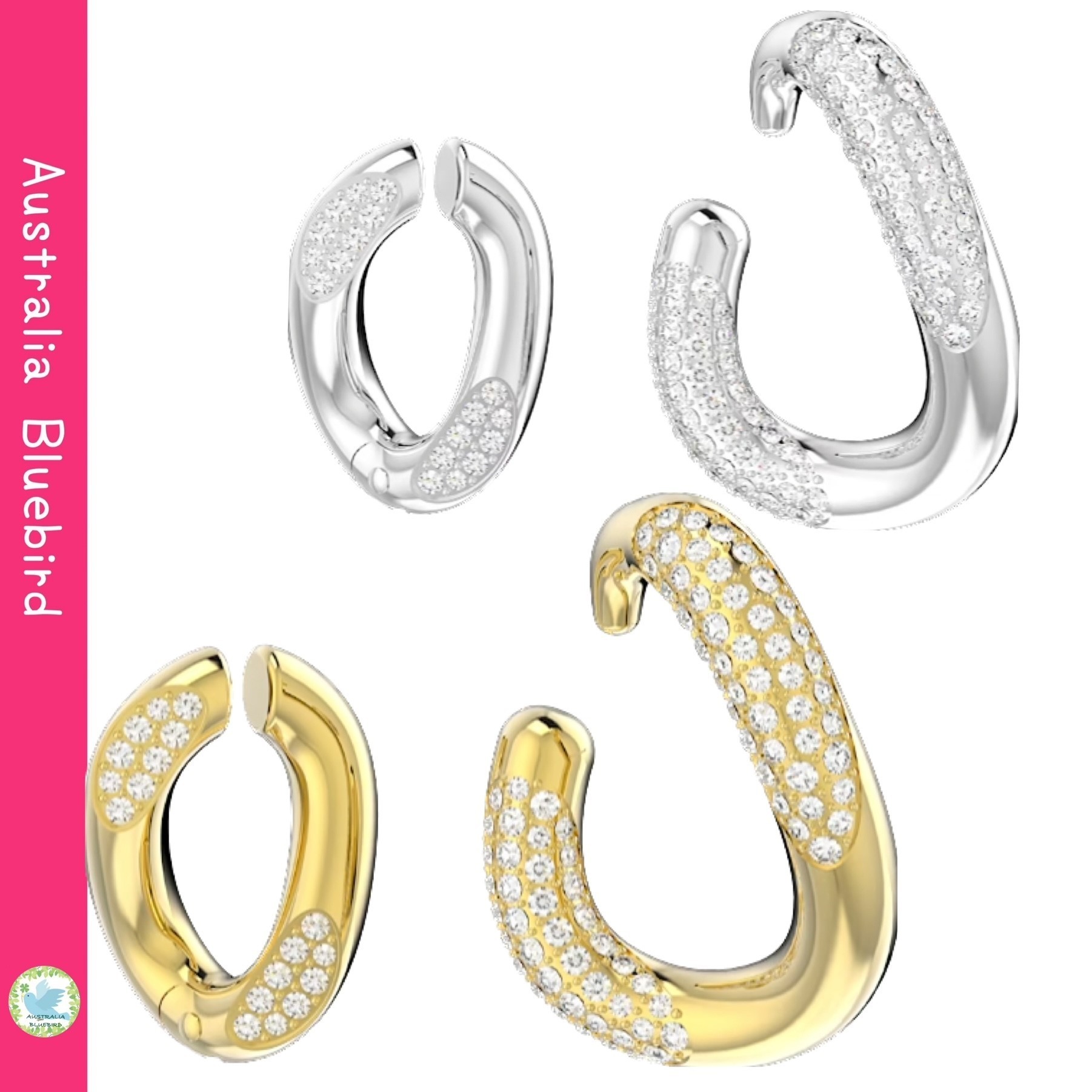 セール★SWAROVSKI★Dextera イヤーカフセット アシンメトリー