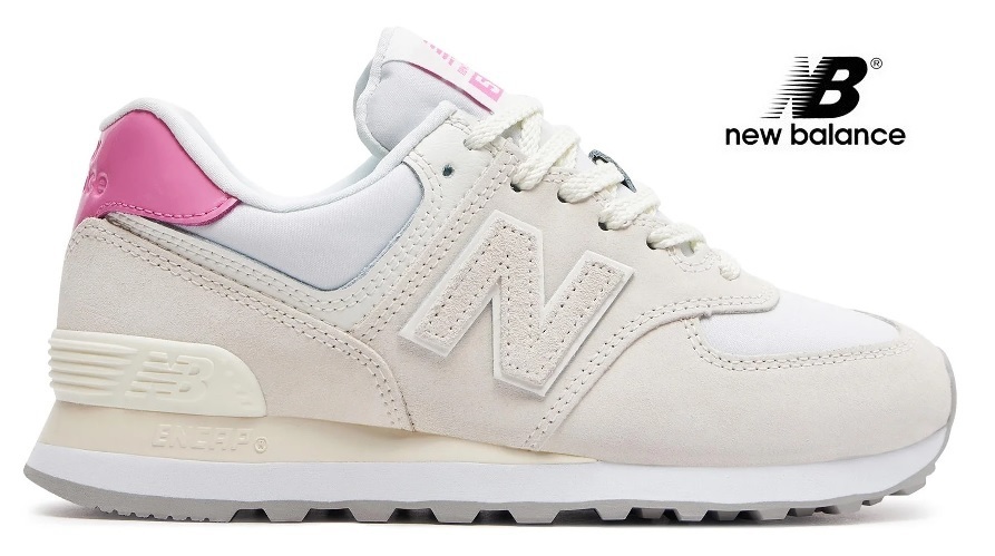 ☆大人気☆New Balance 574 Sea Salt/Real Pink