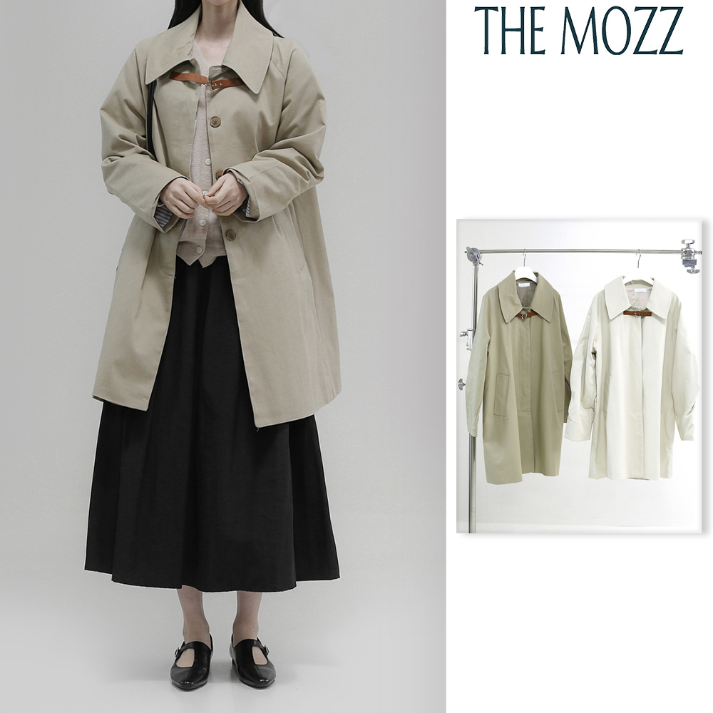 【THE MOZZ】[Premium] Bijo Collar Trench Jacket