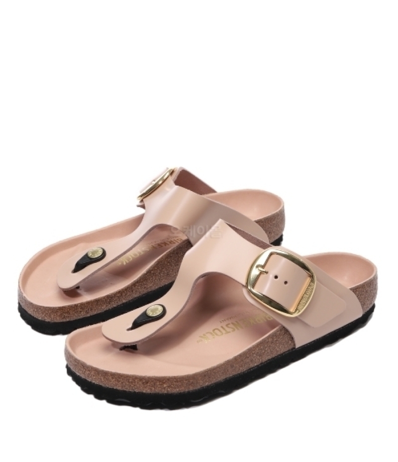BIRKENSTOCK｜SANDALS (Gizeh Big Buckle High Shine New Be
