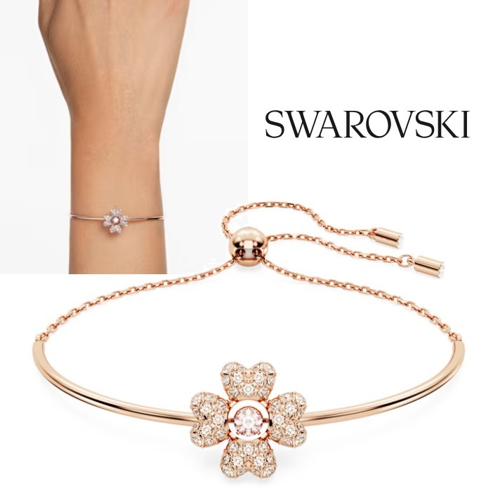 【SWAROVSKI】Idyllia クローバーブレスレット