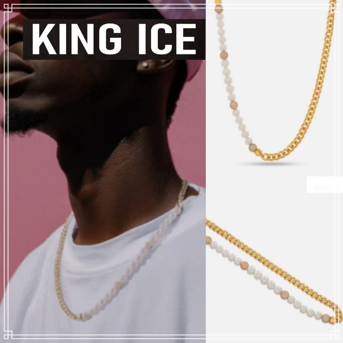 【King Ice】PEARL OF WISDOM パール チェーン ネックレス