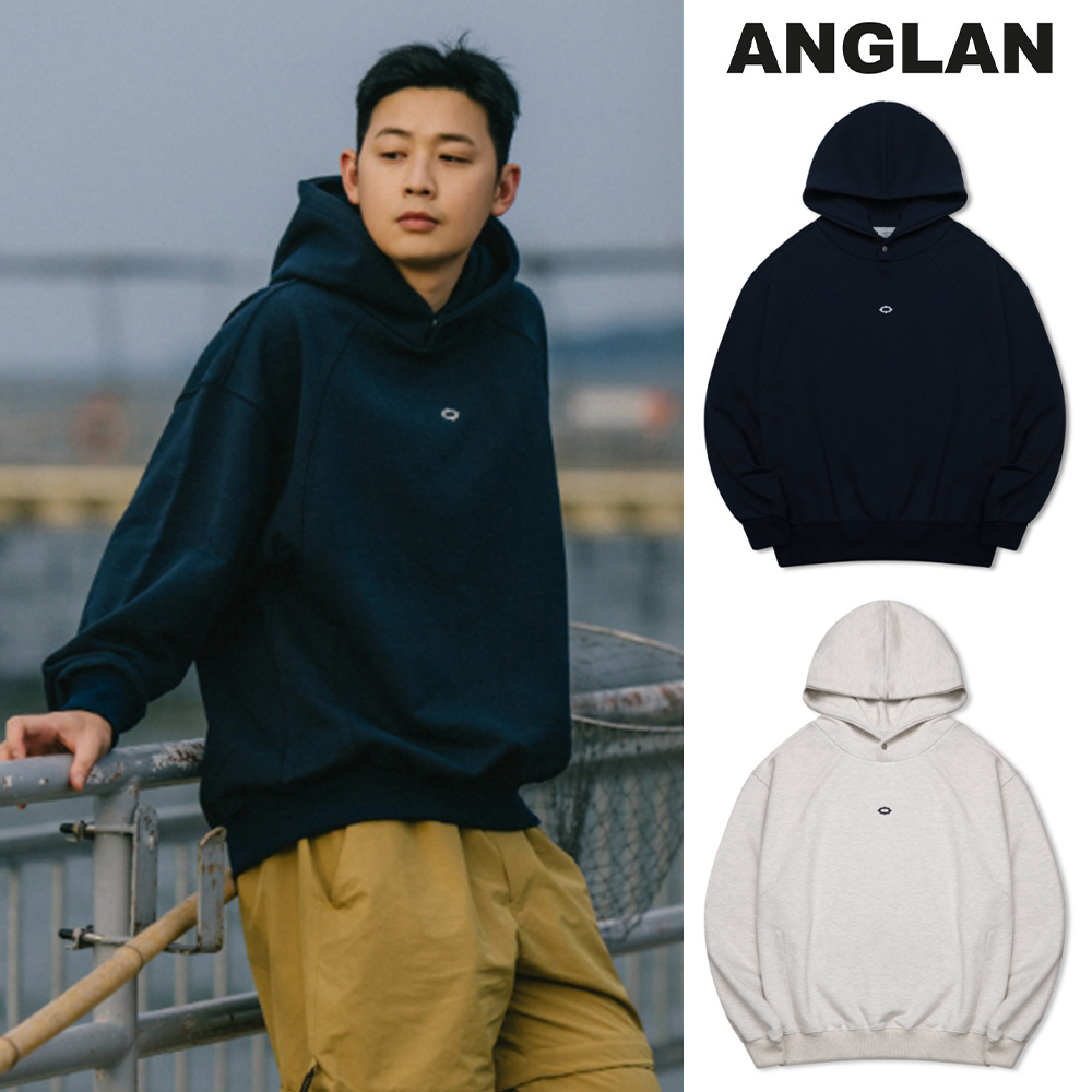 【ANGLAN】24SS★ [LF] SNAP INCISION HOODIE