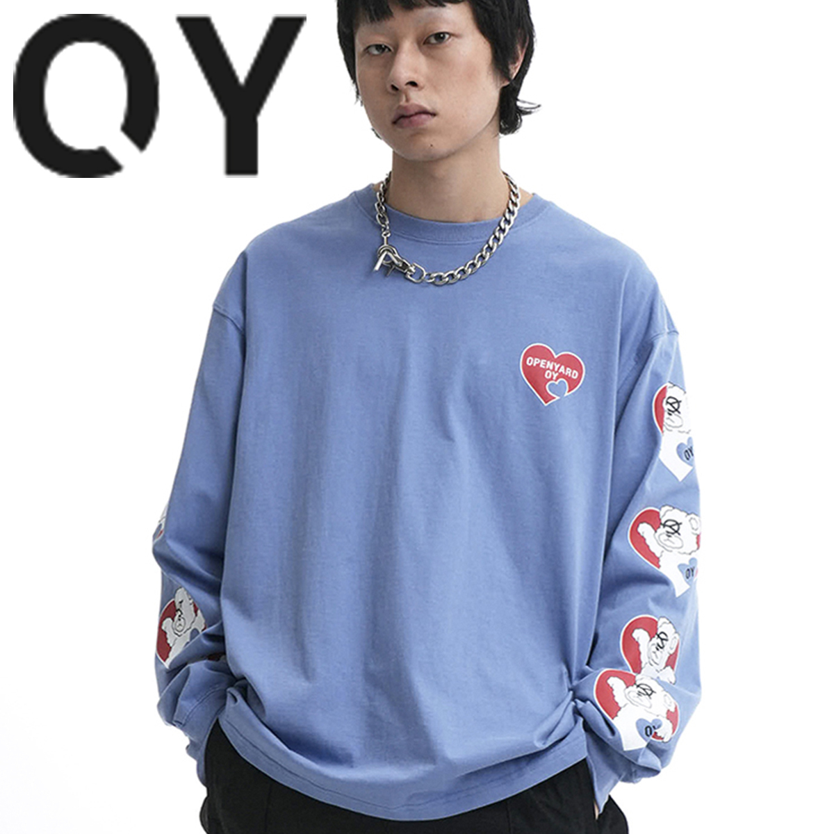 ★OY★HEART ODOLLY LONG SLEEVE-PAUL BLUE★正規品/直送料込