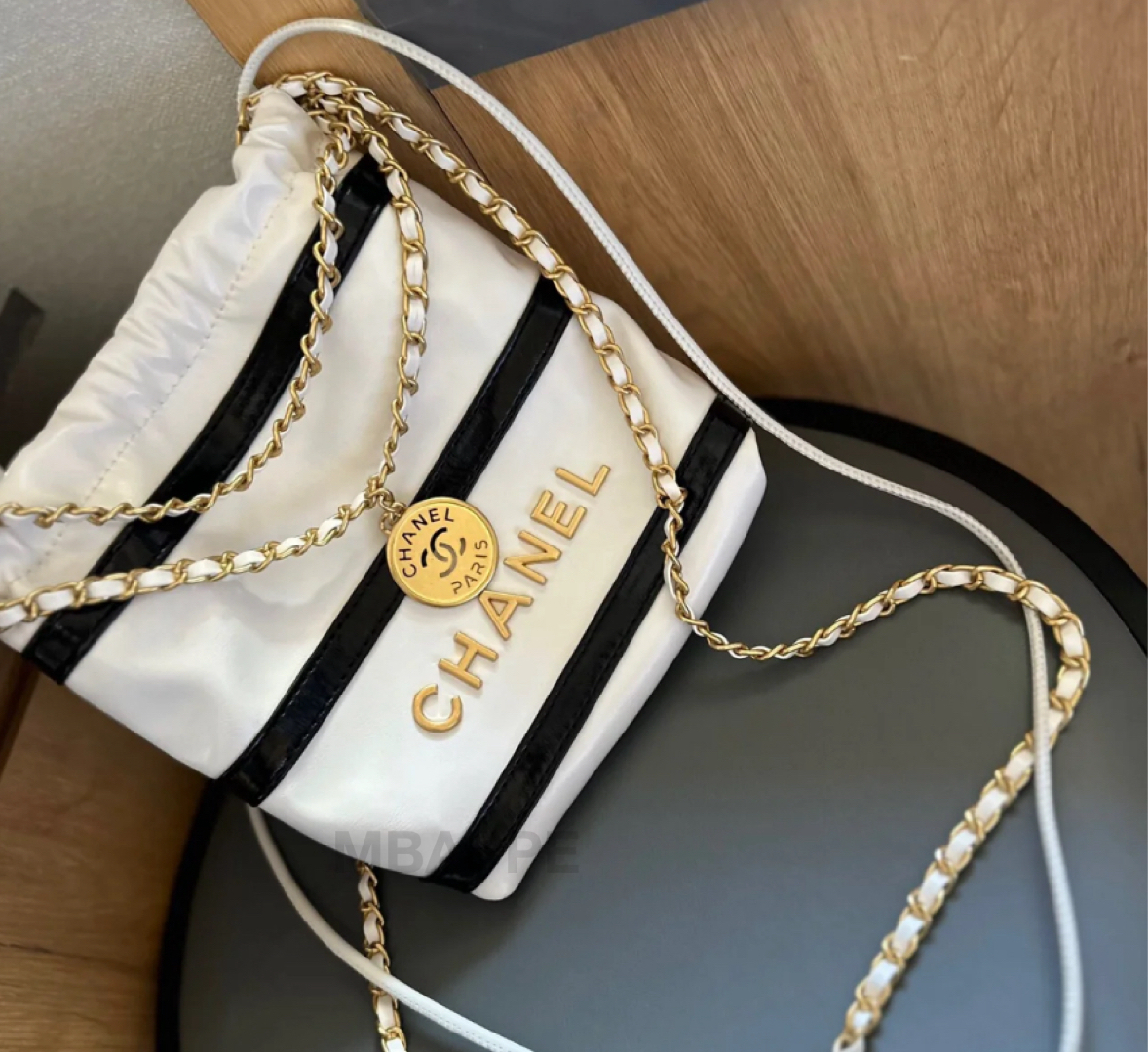 《24SS》夏っぽい♪【CHANEL】シャネル 22トートバッグ