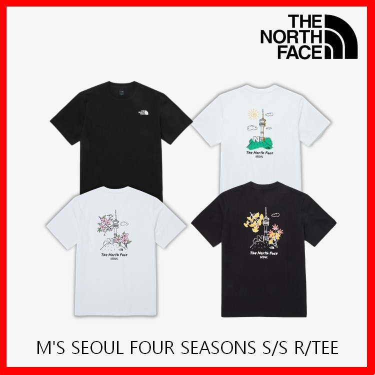 ★24SS★【ノースフェイス】M'S SEOUL FOUR SEASONS S/S R/TEE★