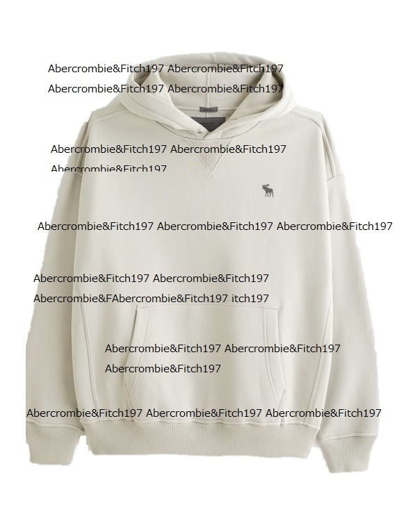 Abercrombie&Fitchプレミアムヘビーウエイトパーカーwx080