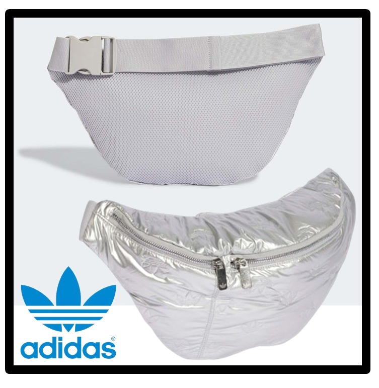 ★関税込★ADIDAS★ウエストバッグ パフィー サテン シルバー