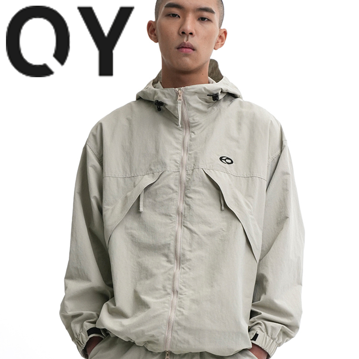 ★OY★NYLON WIND BREAKER JACKET-BEIGE★正規品/韓国直送料込