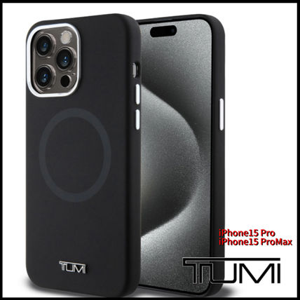 【TUMI】iPhone 15 Pro  ProMax シリコン ブラック ハードケース