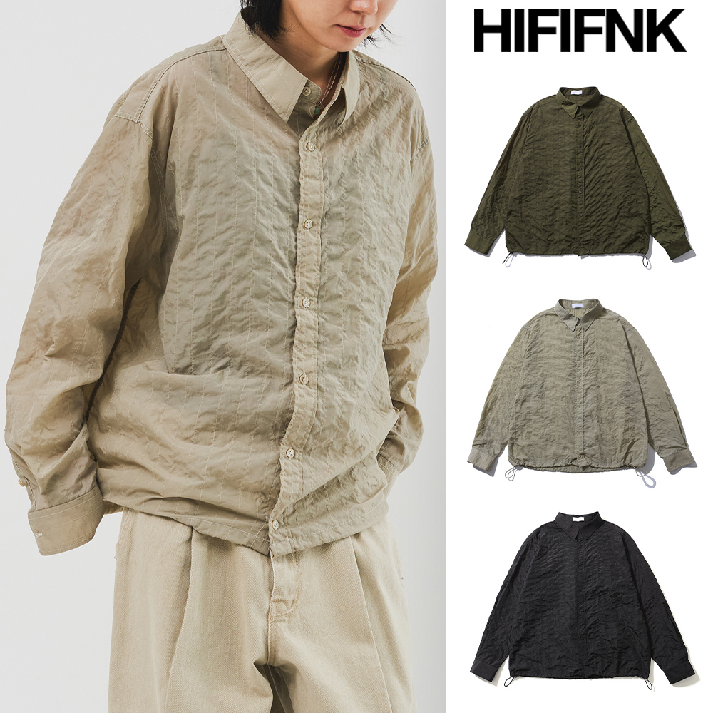 【HI FI FNK】Puckering String Shirt