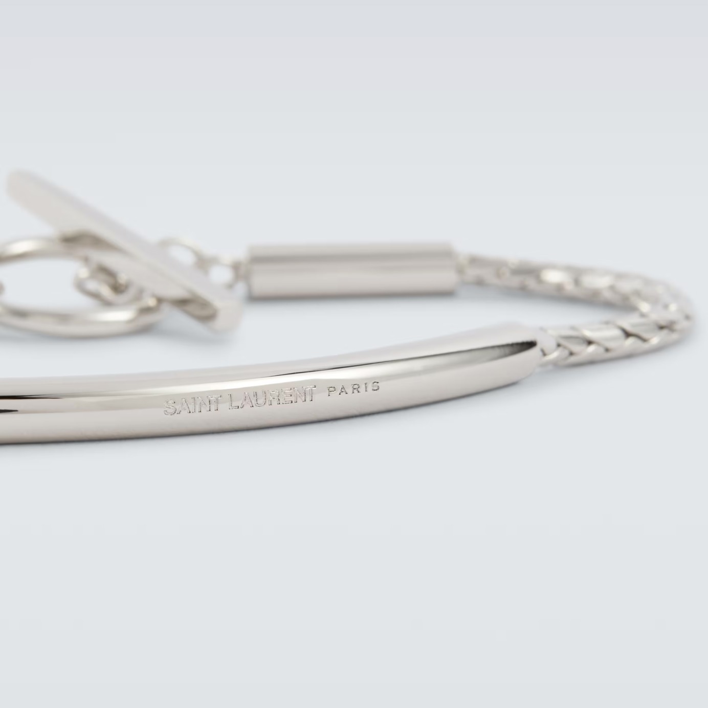 SAINT LAURENT】チューブチェーンブレスレット (Saint Laurent