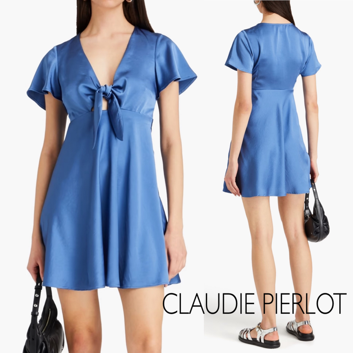 パリ発★サテン★ミニワンピース★ CLAUDIE PIERLOT