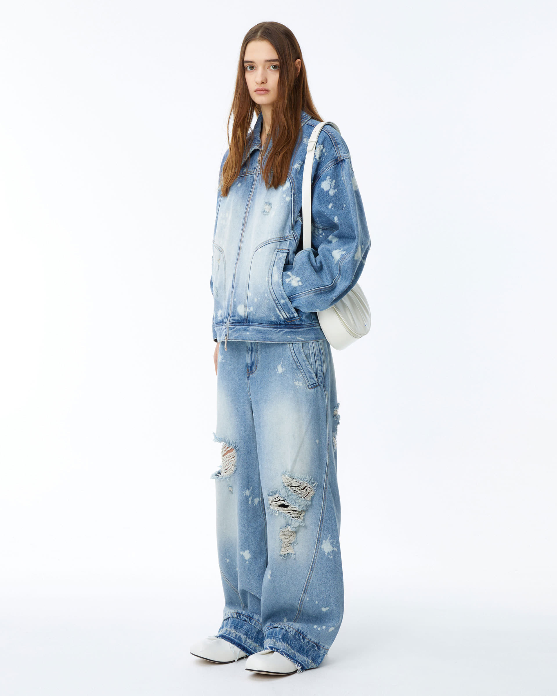 ADERERROR] Inos jeans /追跡付 ボトムス