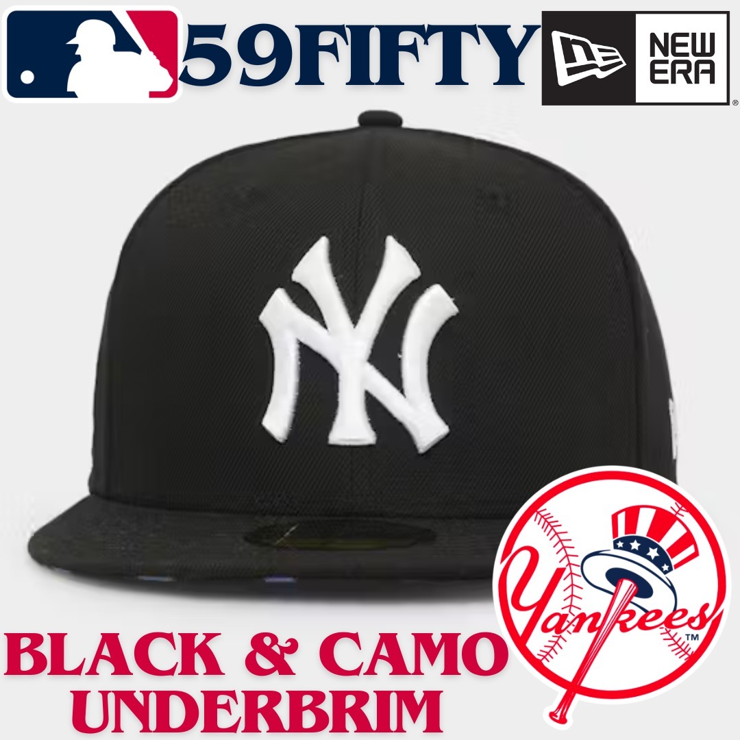 【US限定】NEW ERA 59FIFTY New York Yankees Camo Under brim