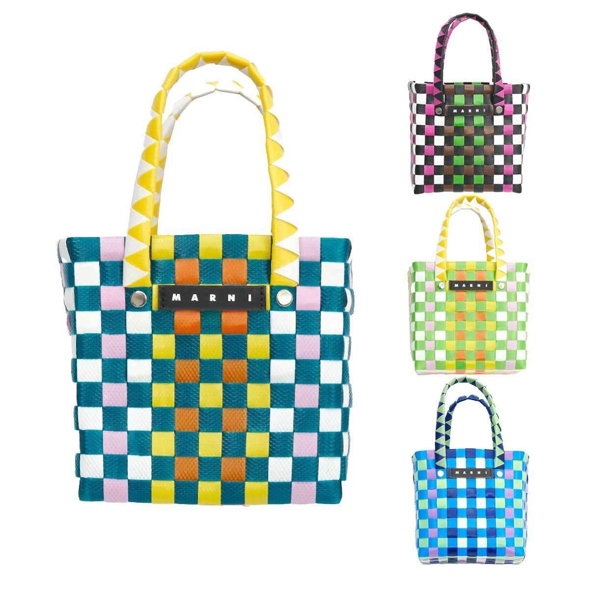 新色 MARNI マルニ M00178 キッズ レディース トートバッグ