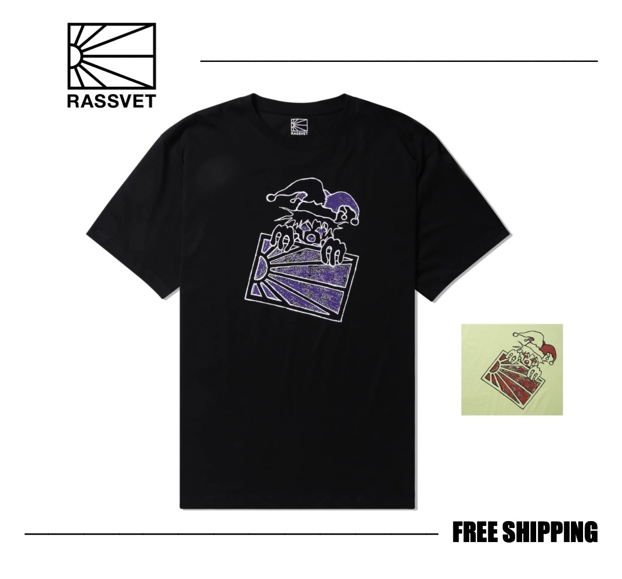 【RASSVET】ラスベート Clown Tee