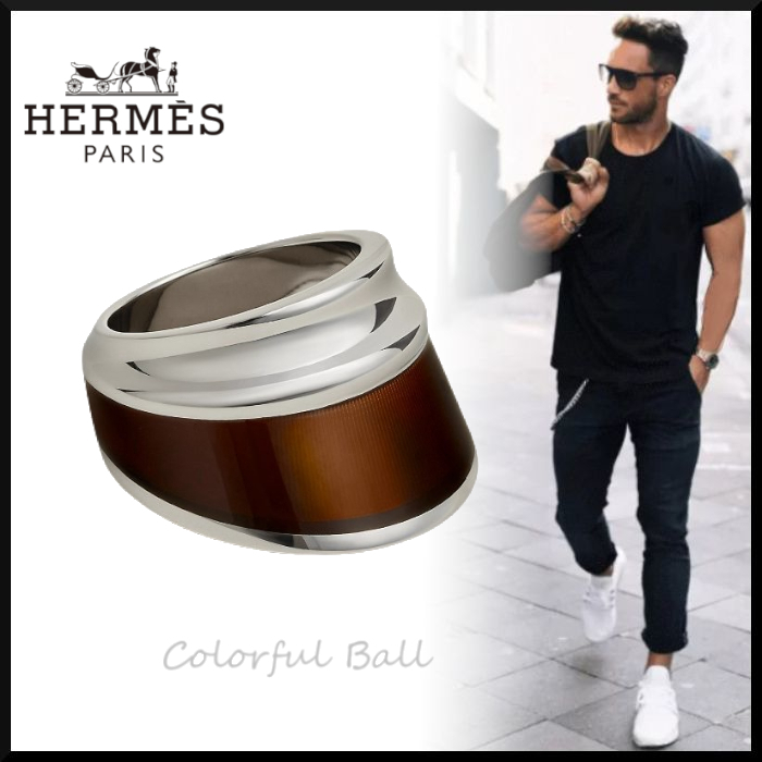 【お洒落メンズへ】HERMES エクウスリング 指輪