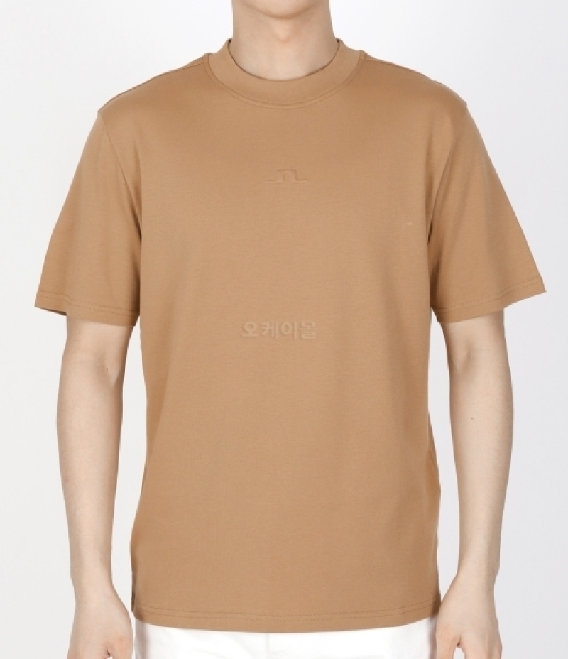 J.LINDEBERG｜SHORT-SLEEVED ROUND NECK T-SHIRTS (ADAN LOG