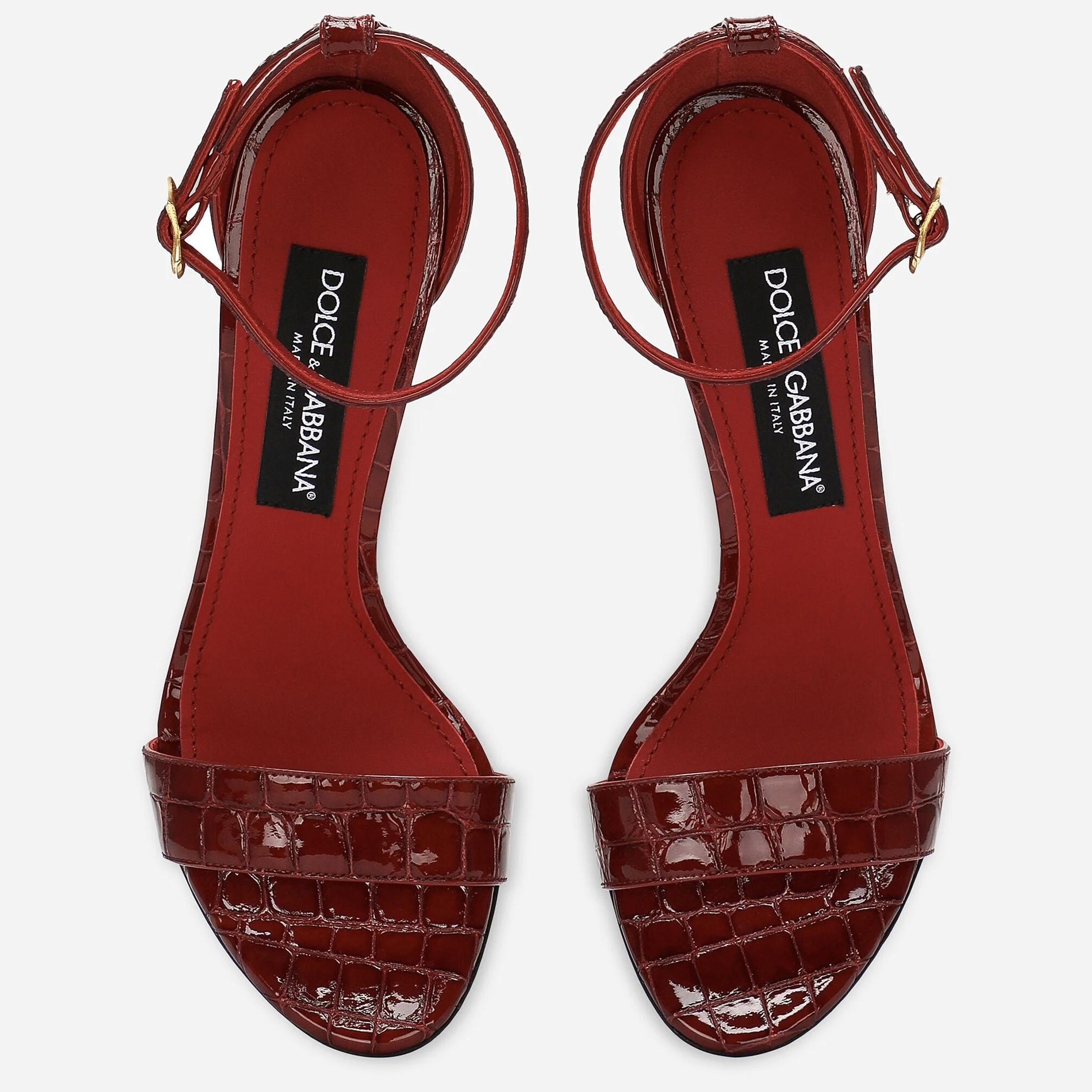【DOLCE＆GABBANA】バロック DG サンダル Dolce & Gabbana バロック DG 105mm サンダル | ホワイト