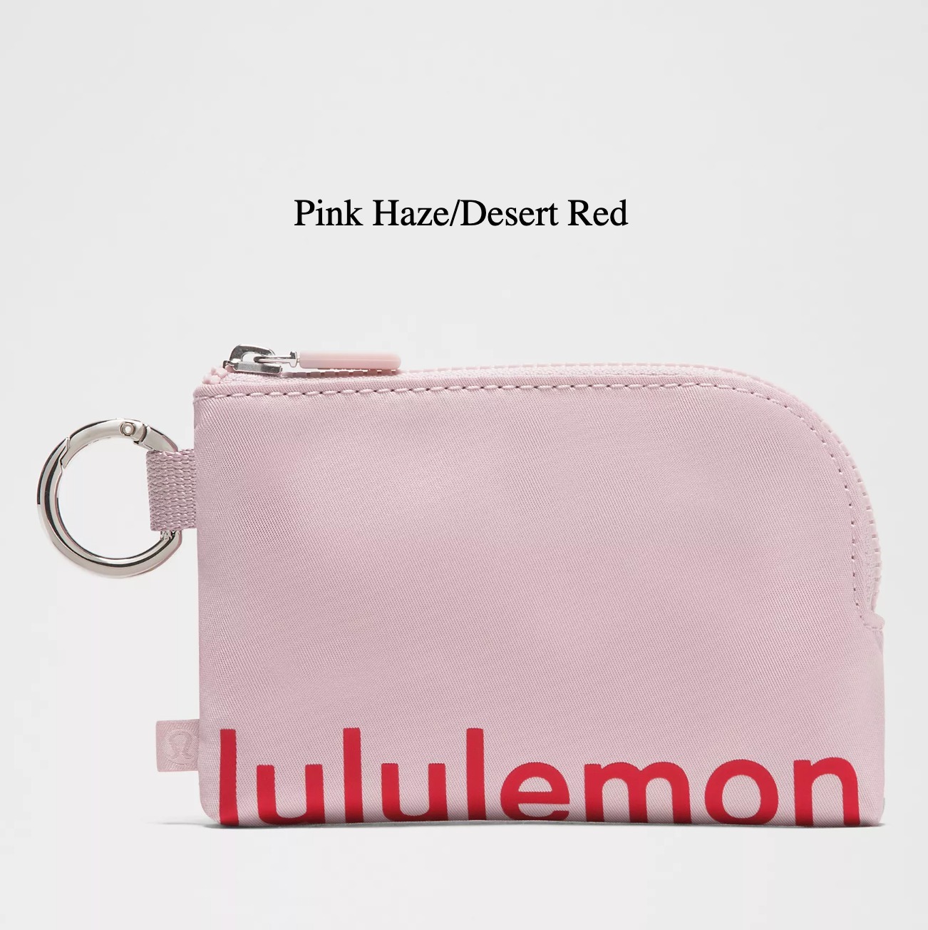 lululemon☆リング付ロゴ カードポーチ Clippable Card Pouch