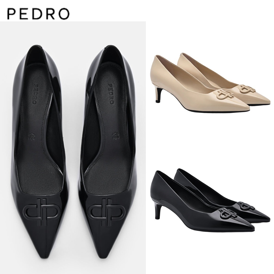 台湾 ペドロ PEDRO Studio アイコン レザー ヒール パンプス