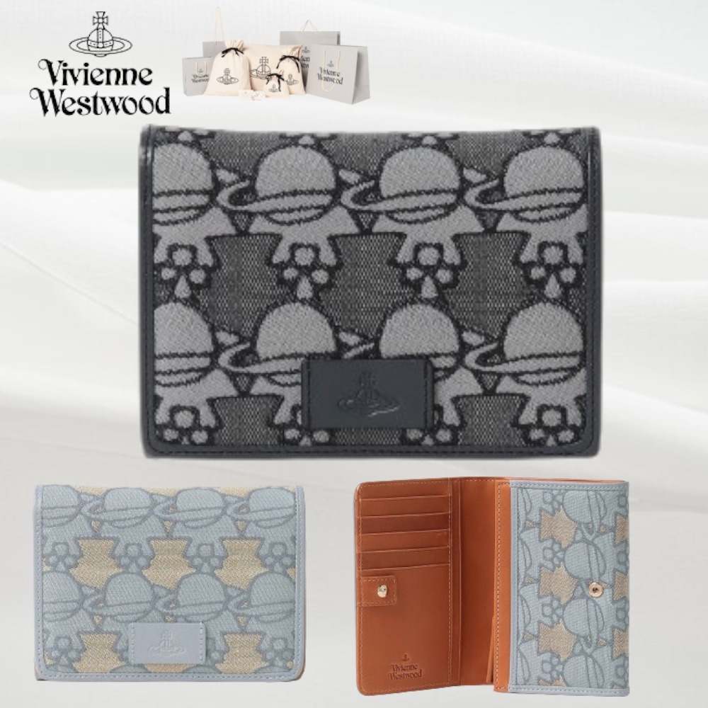 Vivienne Westwood】ARROW ORB JACQUARD 二つ折り財布 財布・小物 Vivienne Westwood】ARROW ORB JACQUARD 二つ折り財布 財布・小物