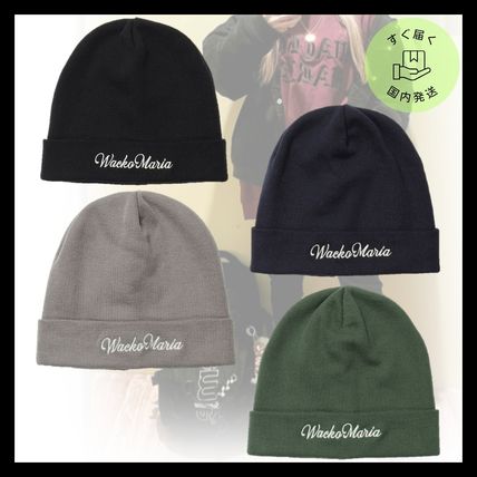 WACKO MARIA Knit Hats Unisex Street Style Knit Hats