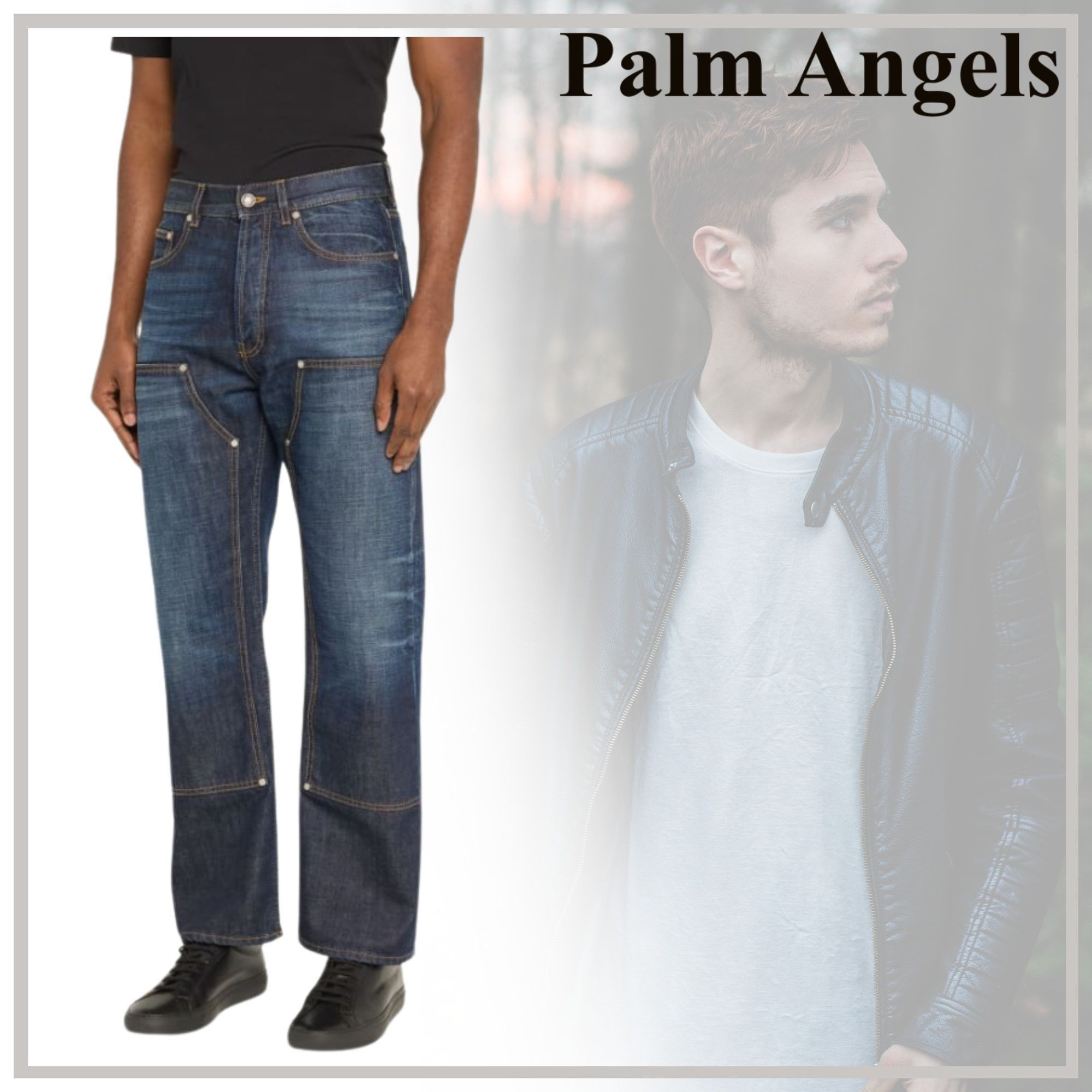 拘りの一本【PALM ANGELS】スタッズカーペンターパンツ 24SS新作
