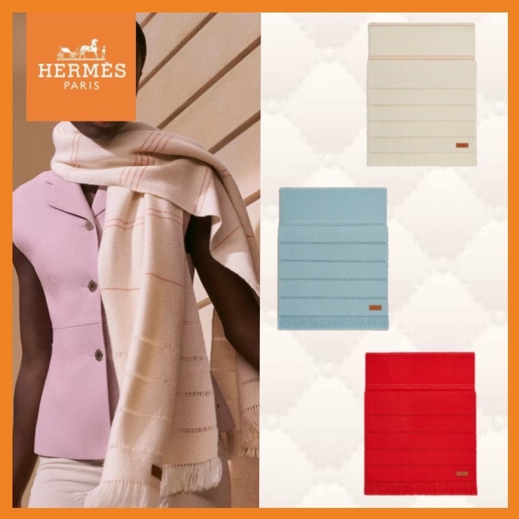 ＊大人気＊【HERMES】エルメス Jours ストール カシミヤ