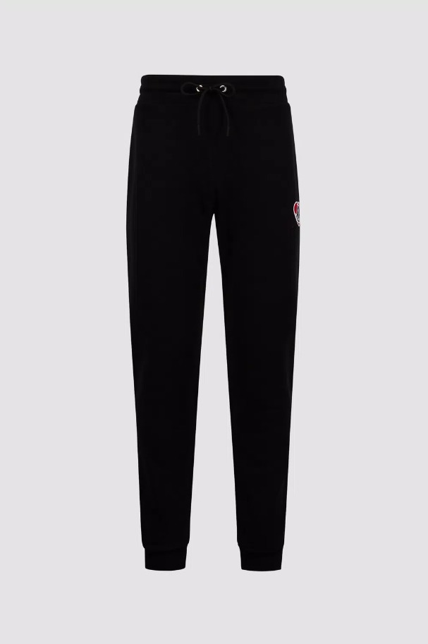 【MONCLER】 24SS レザーロゴパッチ スウェットパンツ 231017-025_4.jpg