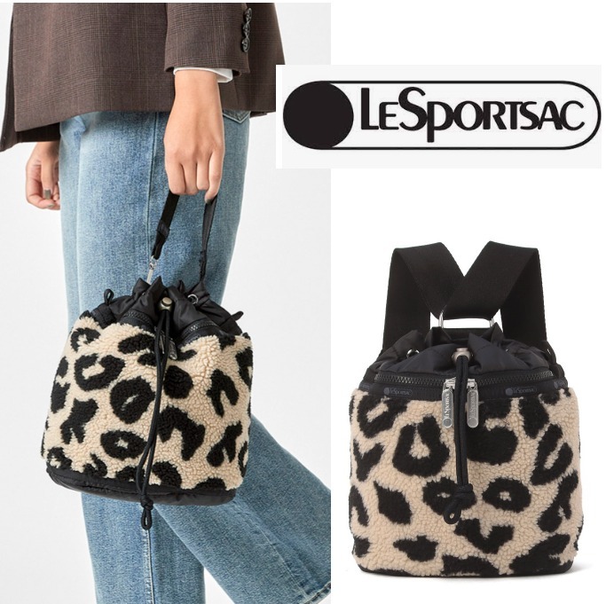 ３WAYで超便利●LeSportsac●レオパードシェルパMINI BAG