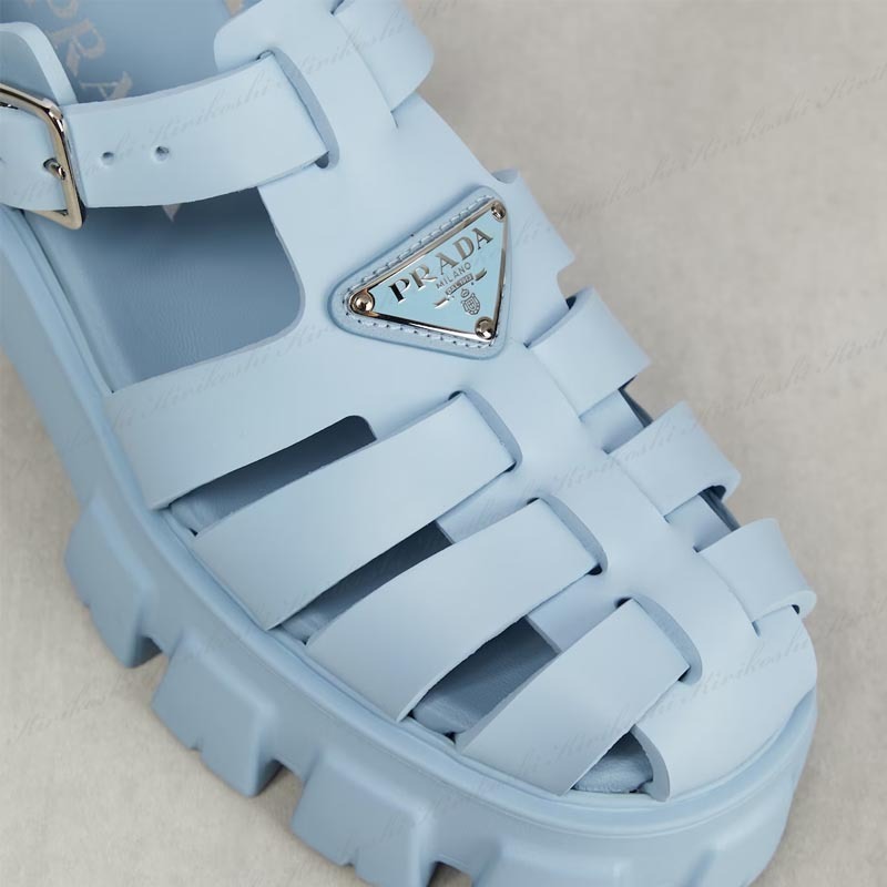◇PRADA 23AW◇ モノリス プラットフォーム サンダル ◇