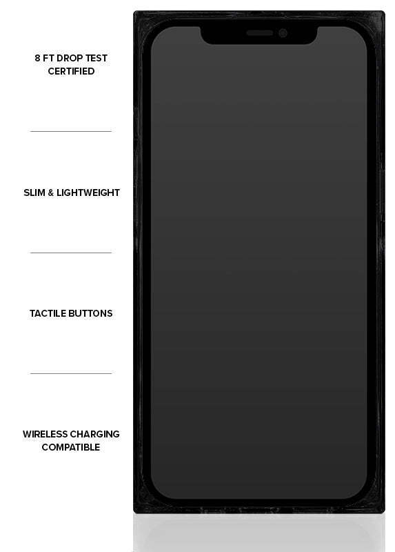 【FLAUNT】日本未入荷！スクエアiPHONEケース クロコブルー★ FLAUNT】日本未入荷！スクエアiPHONEケース 黒クロコ