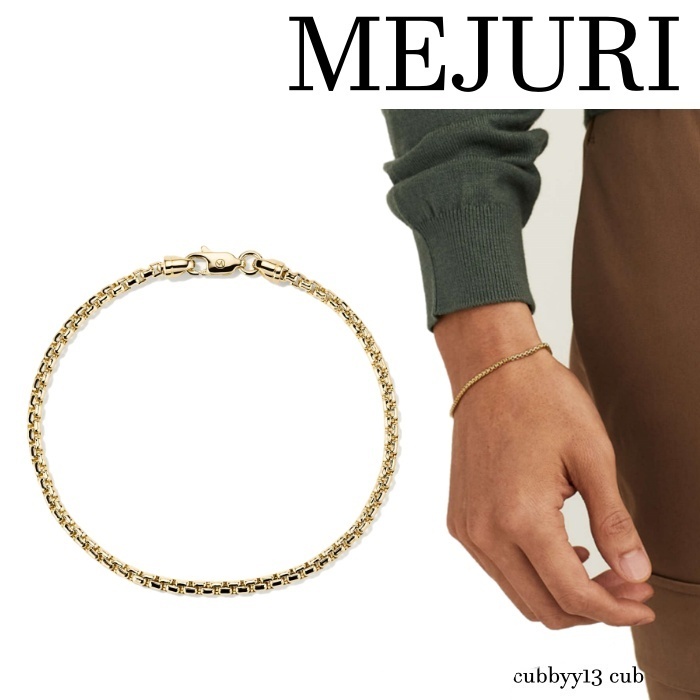 【オシャレ】MEJURI メジュリ Round Box Gold ブレスレット