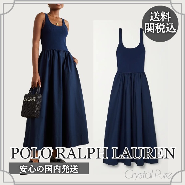 【POLO RALPH LAUREN】Zaha スクープネックニット マキシワンピ