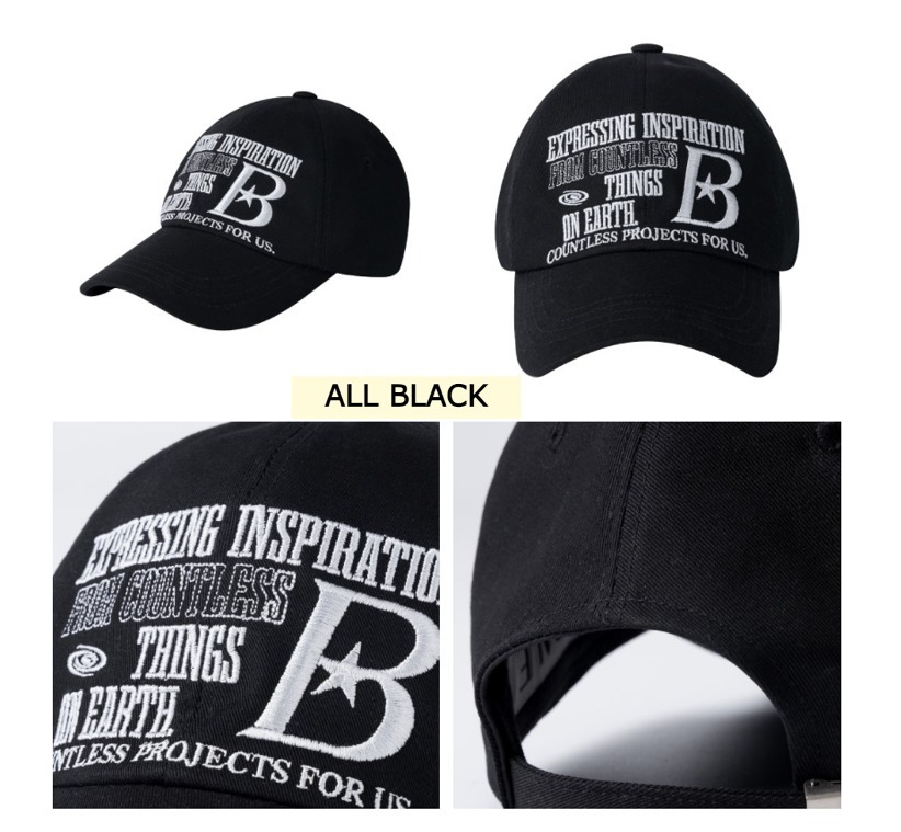 韓国人気 サイドロゴ キャップ[BAUF] B SIDE LOGO BALL CAP BAUF☆B LOGO BALL CAP (BAUF/キャップ) 104405375【BUYMA】
