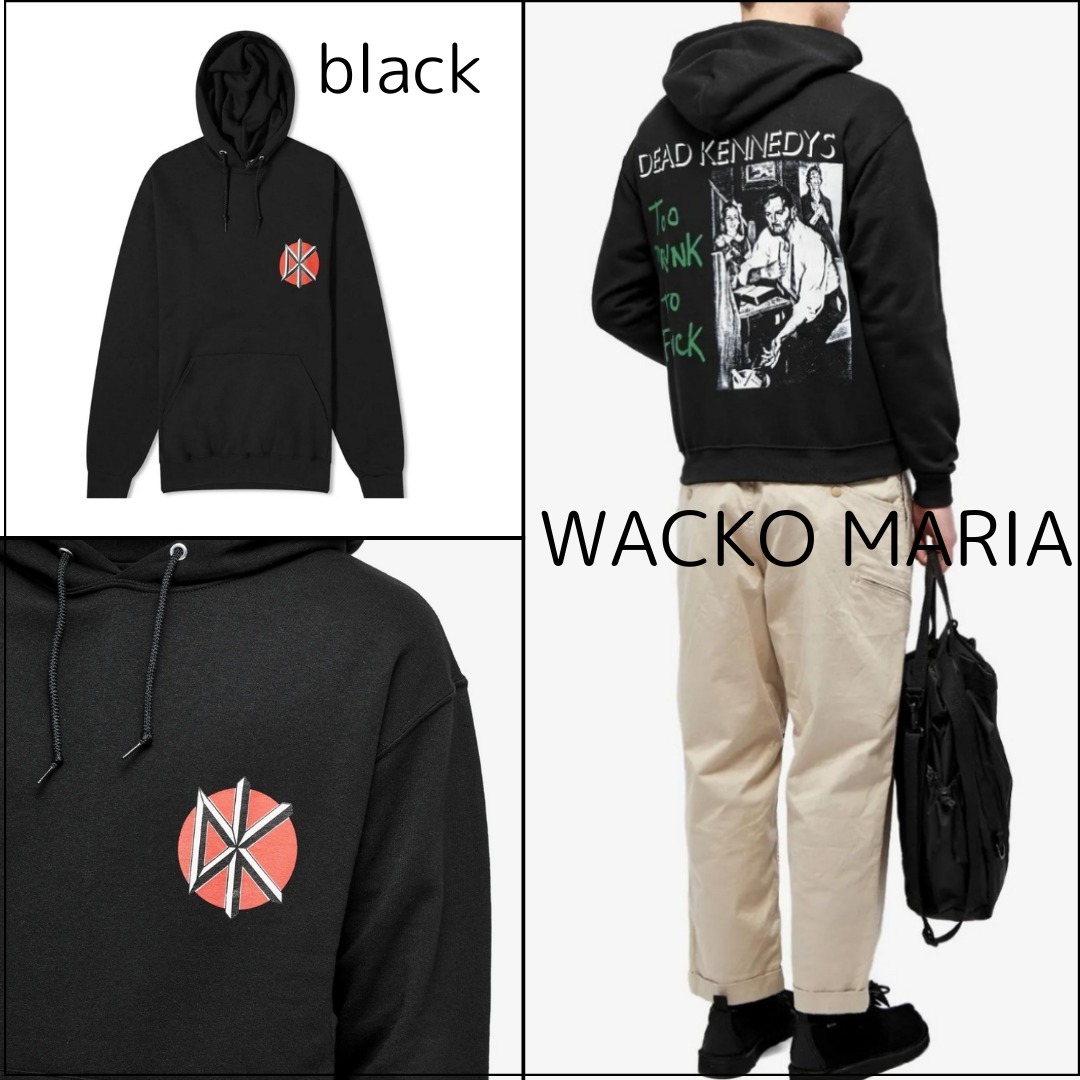 【WACKO MARIA】ワコマリア パーカー プルオーバー ブラック