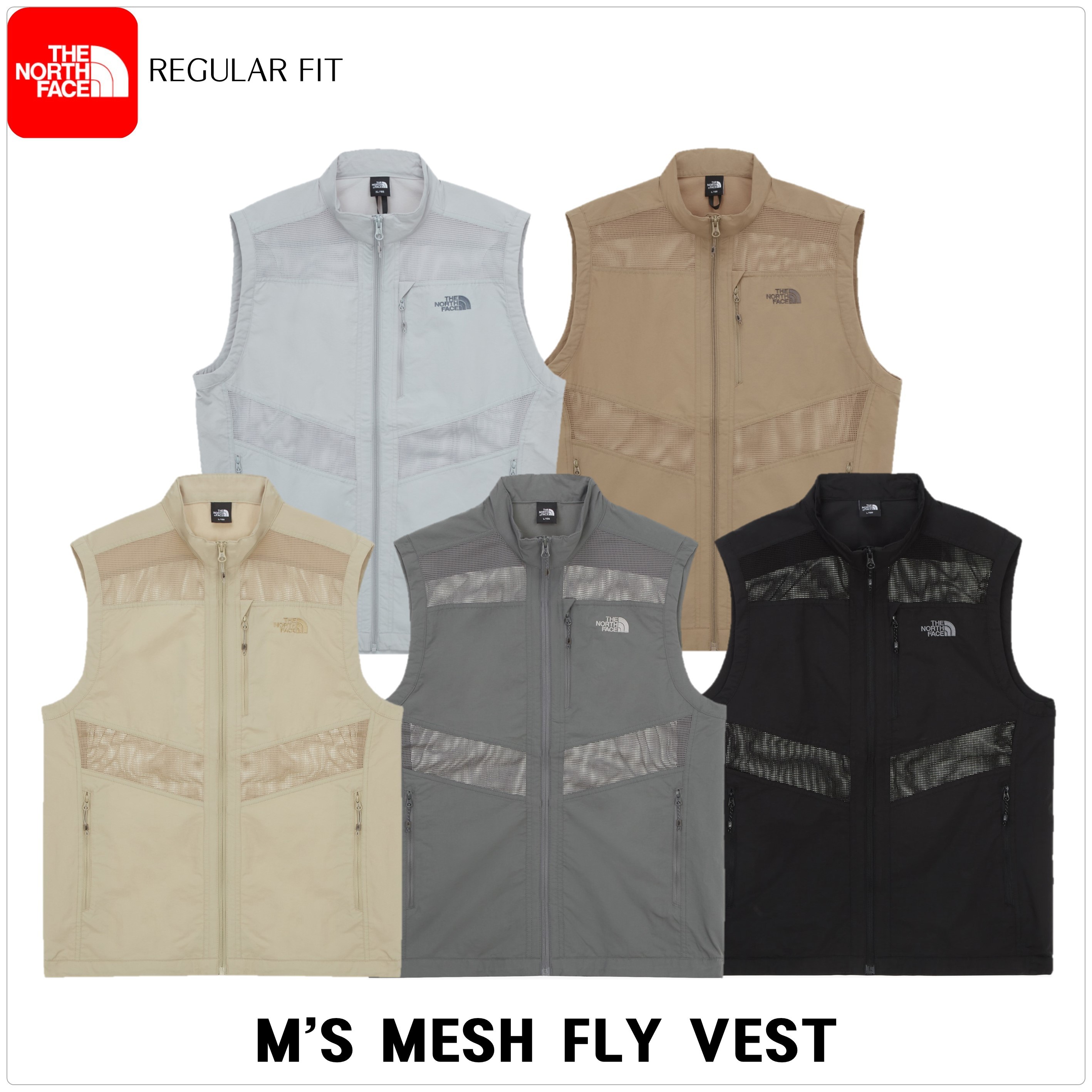 [ノースフェイス] M'S MESH FLY ベスト ★新作・24SS★人気★